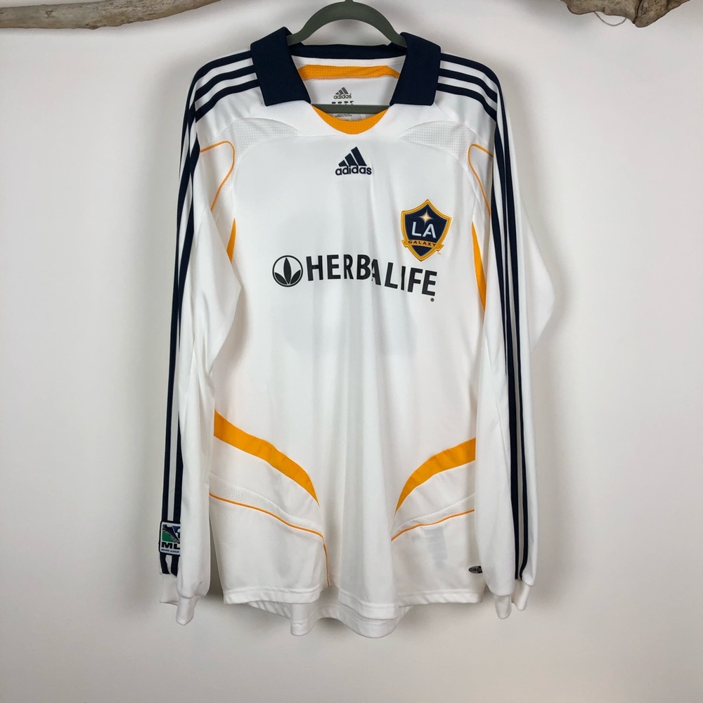 adidas LA Galaxy Beckham Herbalife Jersey. XL.